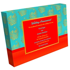 Wedding Announcement Gift Box Luxury Gold 3 x 75 Grams Dry Fruit